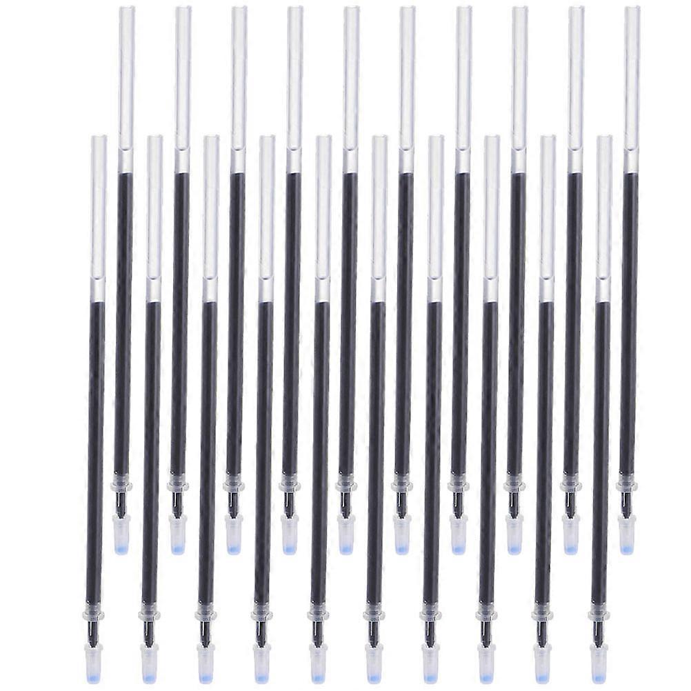 500Pcs Plastic Press-Type Pen Refill Replacements For Students Office Supplies Cylindrical Shape