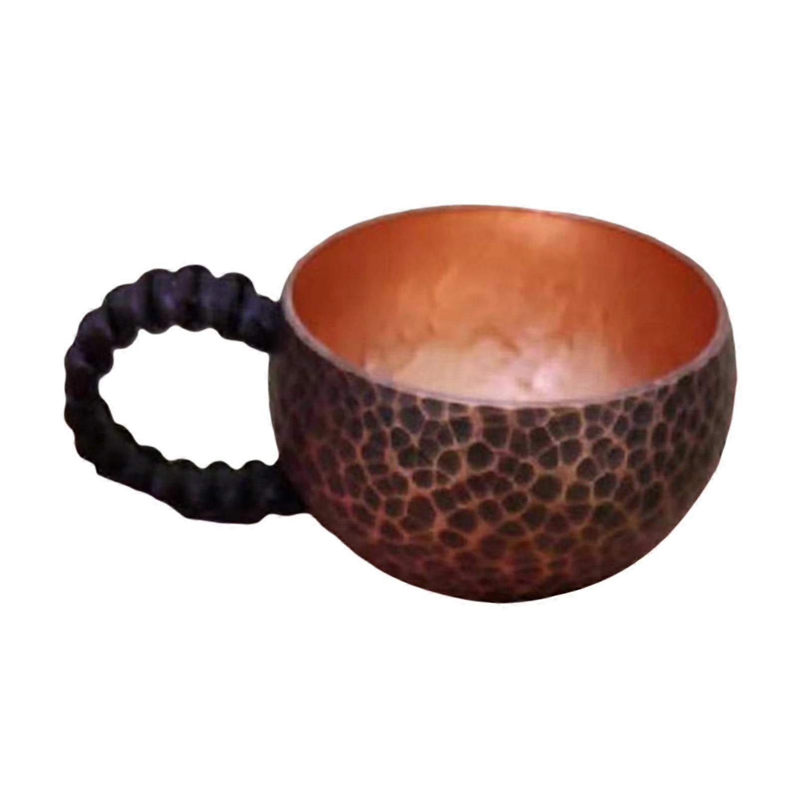 Chinese Copper Tea Cup Stackable Kitchen Accessories Tea Tasting Cup for BBQ