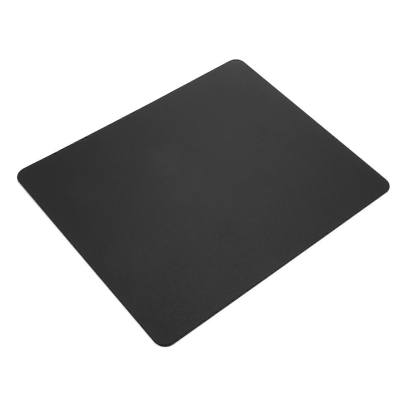 Black Aluminum Alloy Mouse Pad for Desk Use Double-Sided 2Pcs Pack
