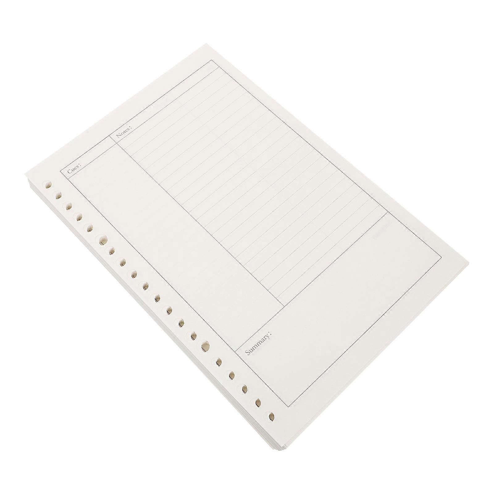 Loose-Leaf Replacement Paper Detachable Notebook Inner Refills for Writing 750Pcs