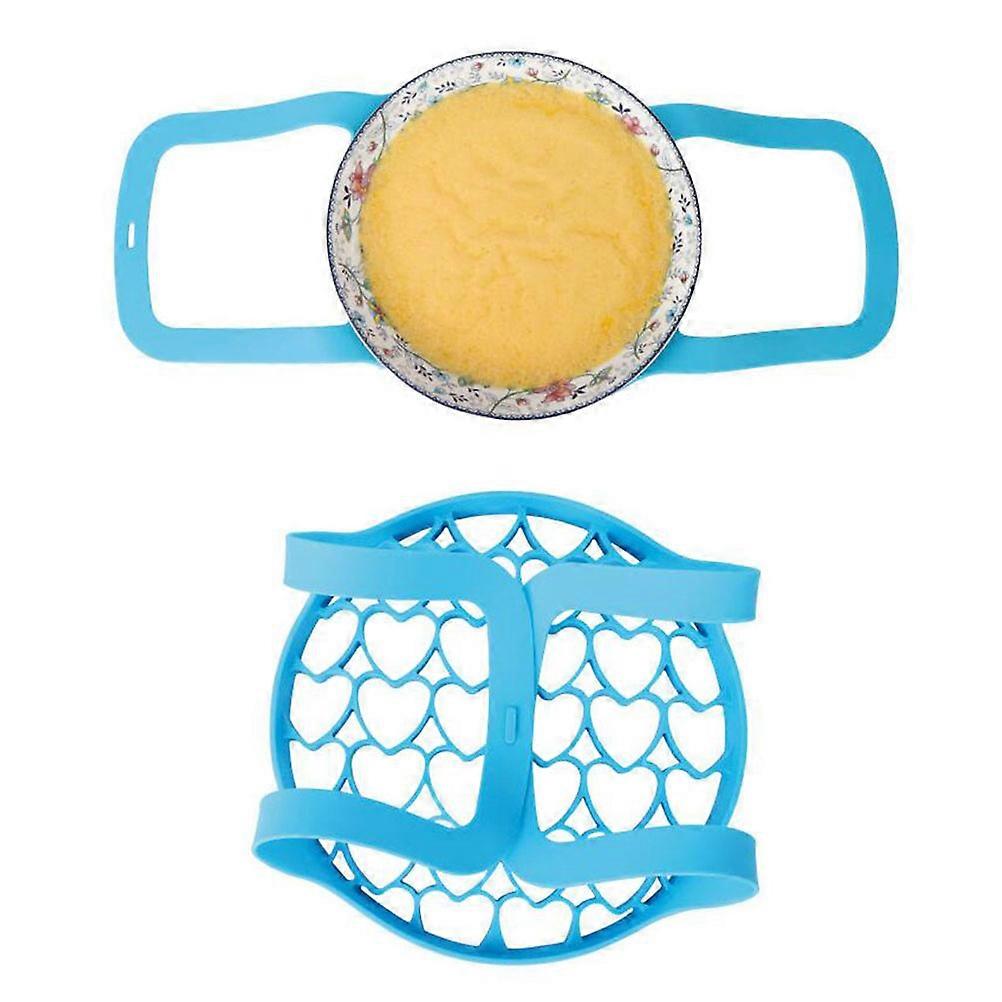 Practical Silicone Drain Basket For Home Kitchen Steam Veggies Easily 1Set