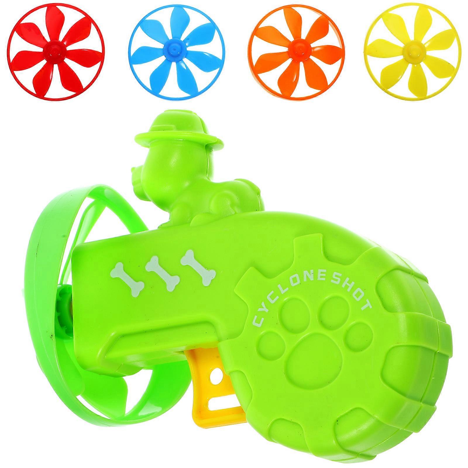 Fetch Pet Toy Flying Disc Saucer Launcher Cat Chasing Game 1Pcs