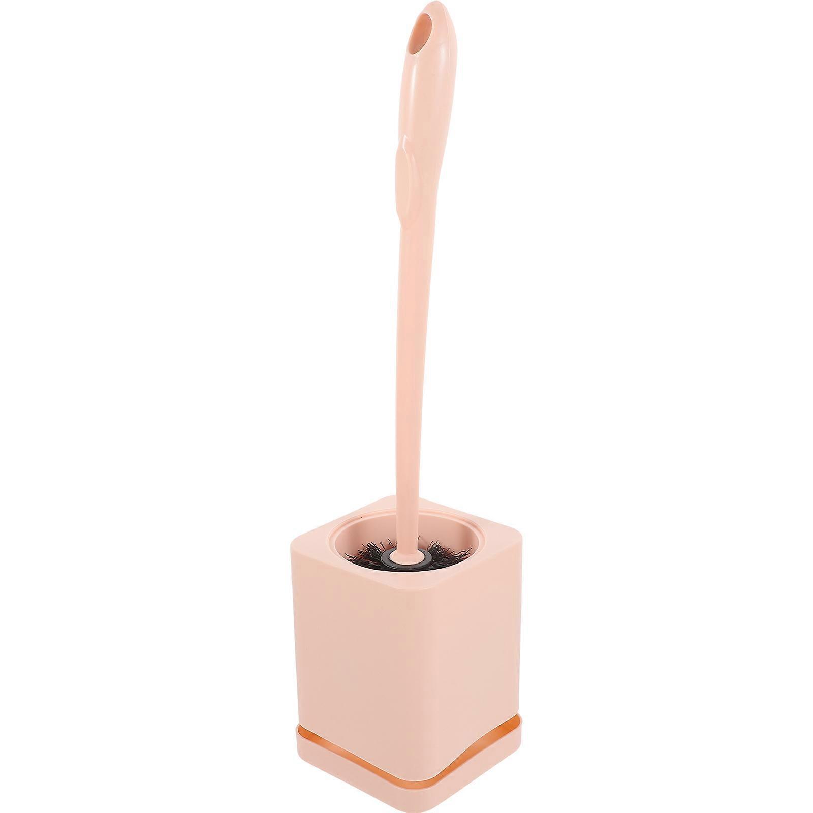 Cleaning Brush Long Handle Toilet Brush with Base 2Pcs for Bathroom