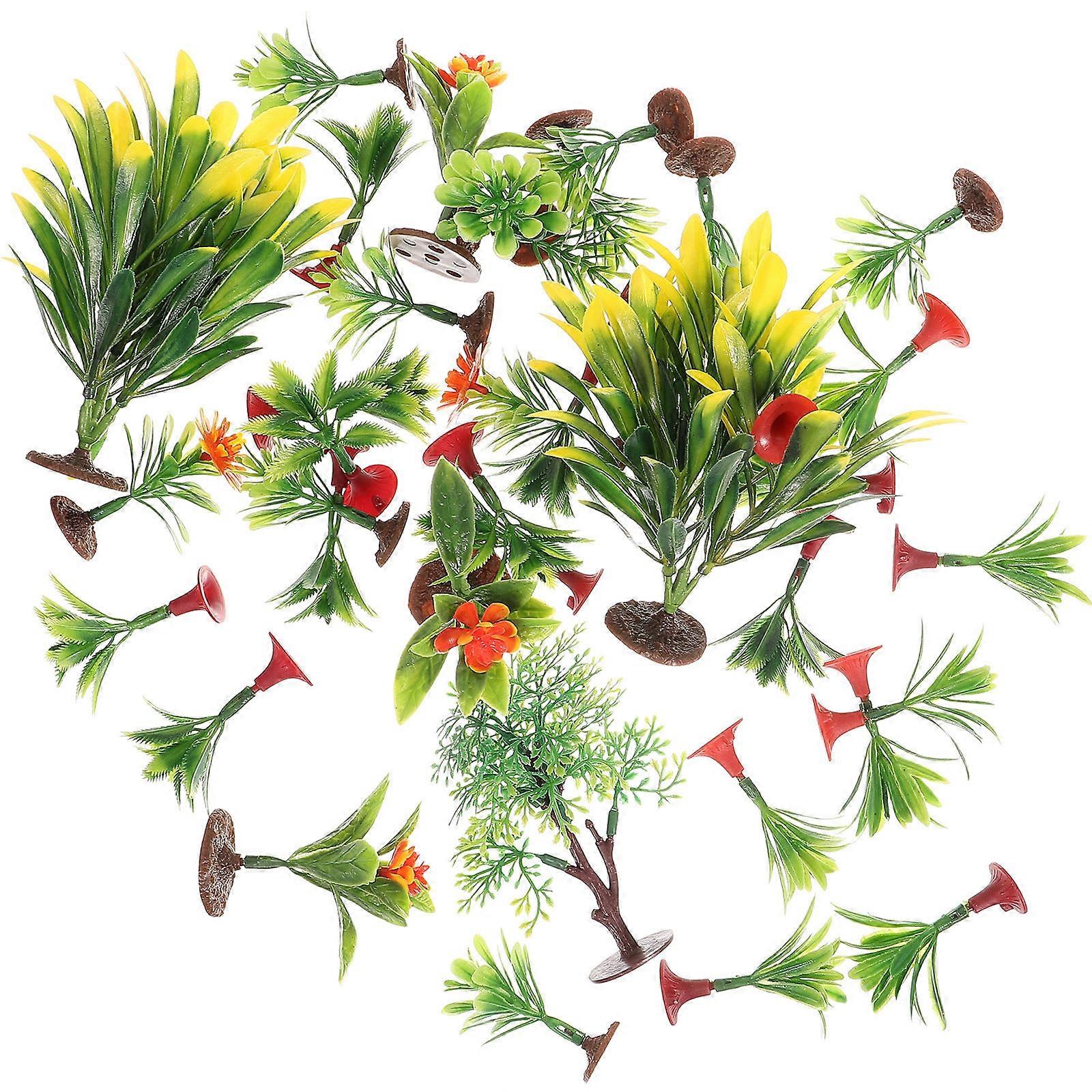 Green Scenery Tree Realistic Tree Model for Mini Garden 148Pcs Set