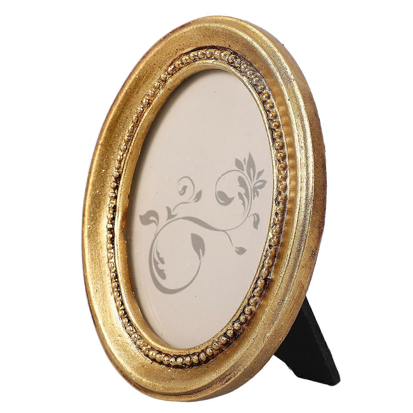 Vintage Photo Frame Resin Material for Photo Display 2Pcs Retro Style Frame