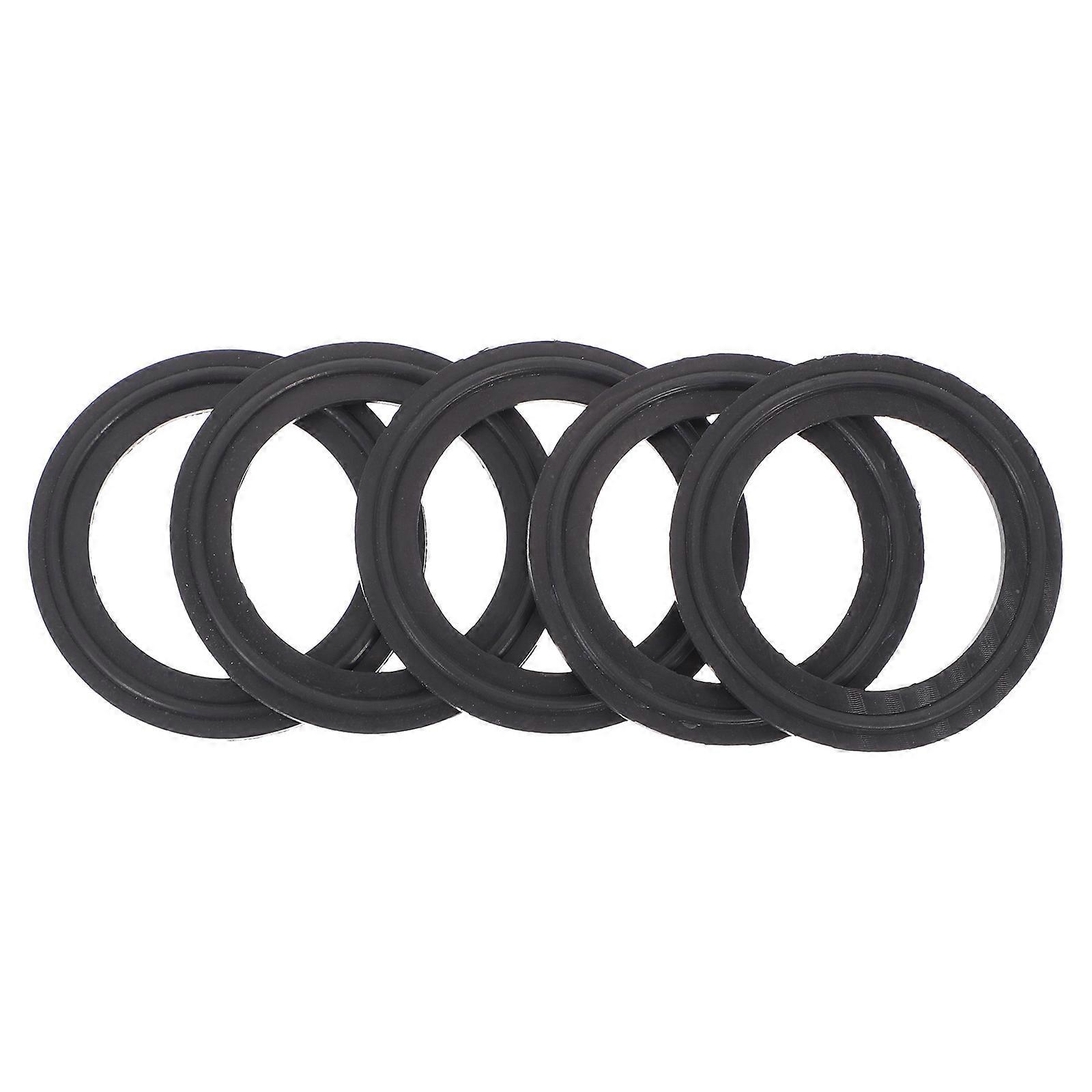 Rubber Gaskets Clamp O-Ring for Machine 20Pcs Black Seal Pack
