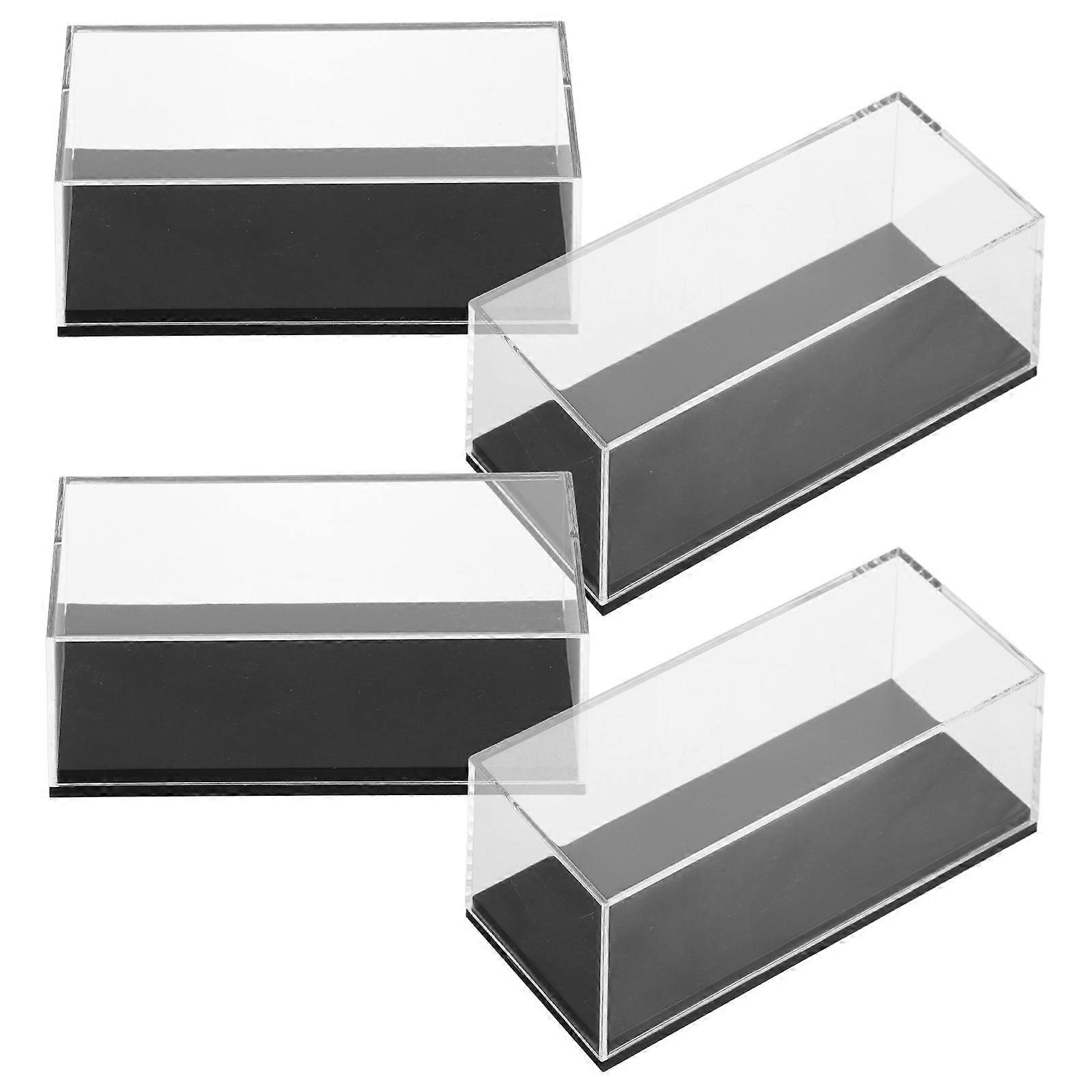 Model Car Display Shelf Case Portable Toy Storage For Collection Storage Collectors 4Pcs