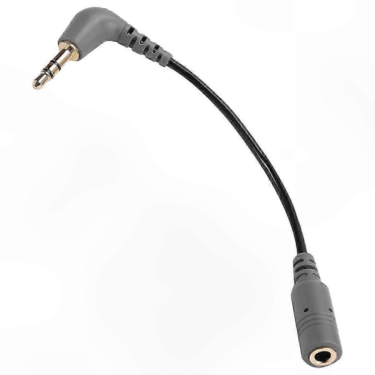 3.5mm TRRS to TRS Microphone Adapter Cable Replacement for Recording and o Devices