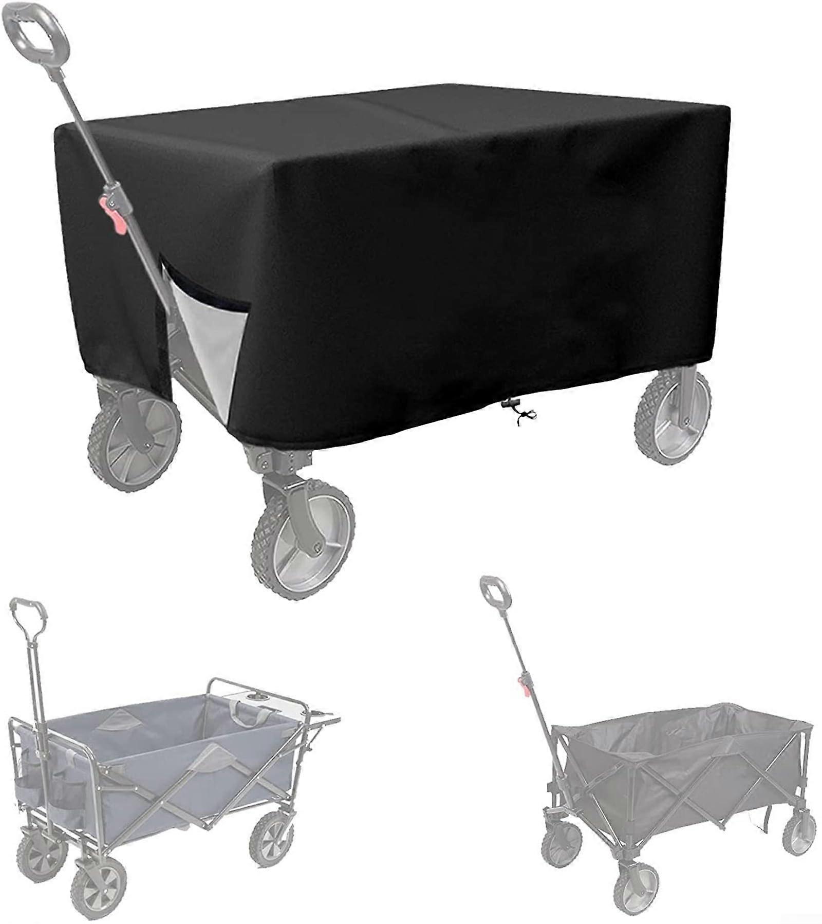 Waterproof Folding Wagon Cover For Camping Accessory Fits Folding Camp Wagons 600D Oxford Material