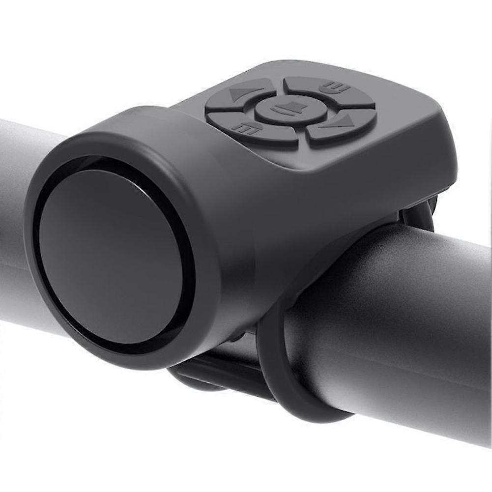 USB Rechargeable Bicycle Horn and Light with Loud Sound for Enhanced Cycling Safety