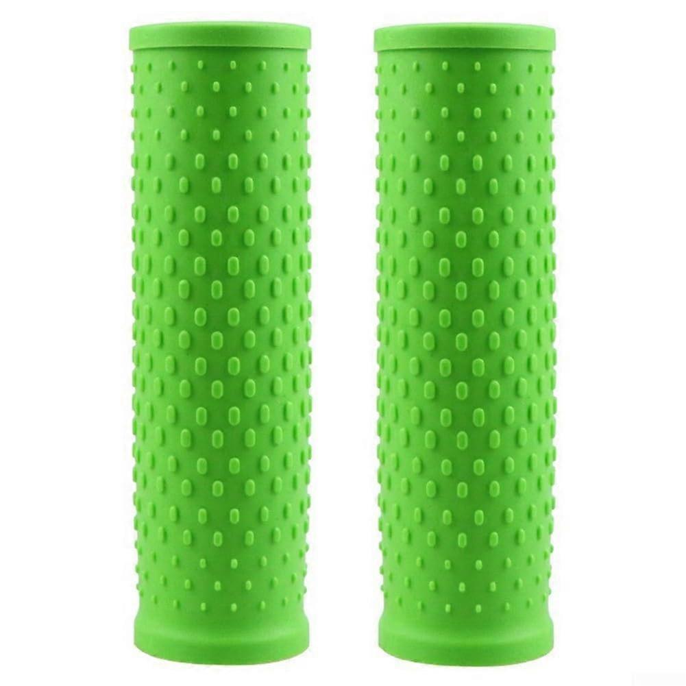 Electric Scooter Handlebar Grips Compatible With Pro Series NonSlip Rubber Shock Absorbing Comfort Grips Green