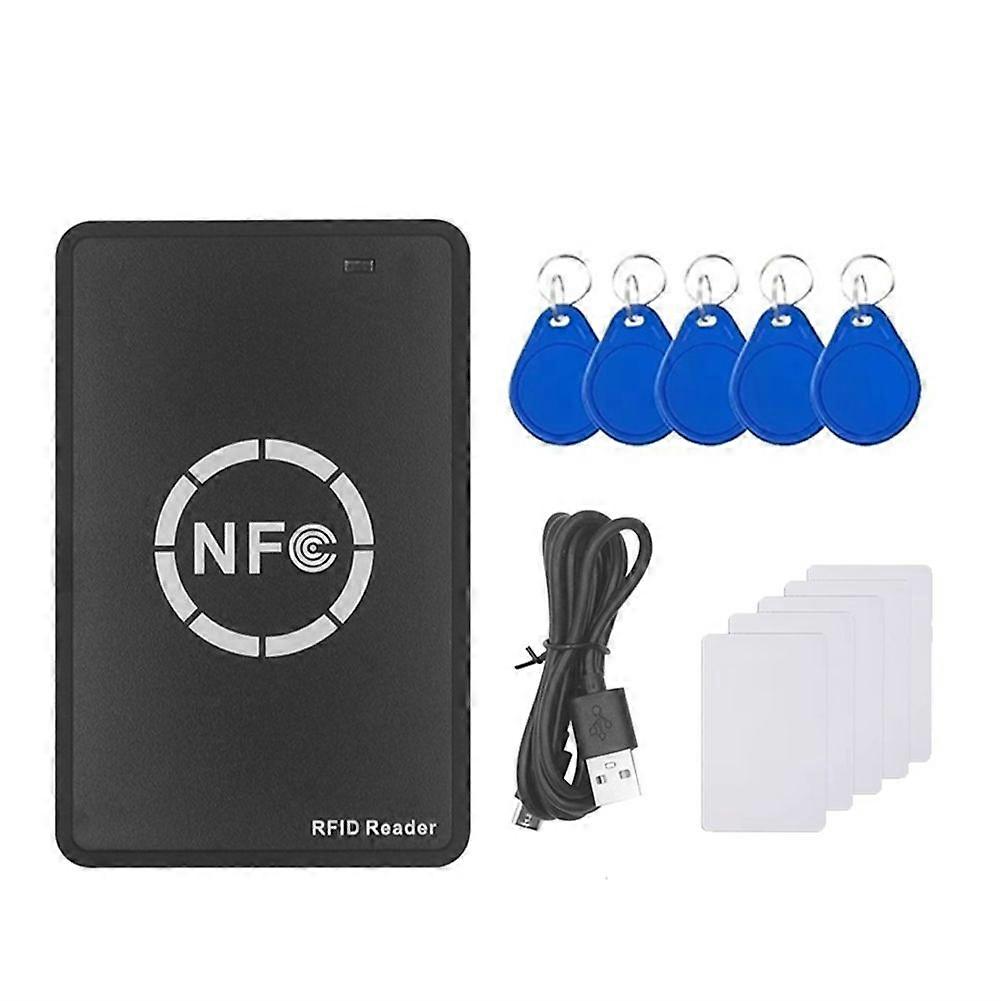 RFID NFC Smart Chip Reader/Writer+5XUID Card+CUID Keychain RFID Duplicator Tag Copy Clone ID IC Key Badge Copier