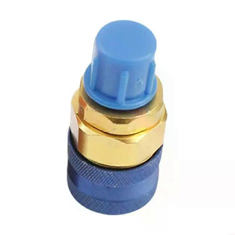 R134a Adjustable Quick Coupler Adapter High/Low Pressure Side for A/C System Refrigerants Handling Air Conditioning Part