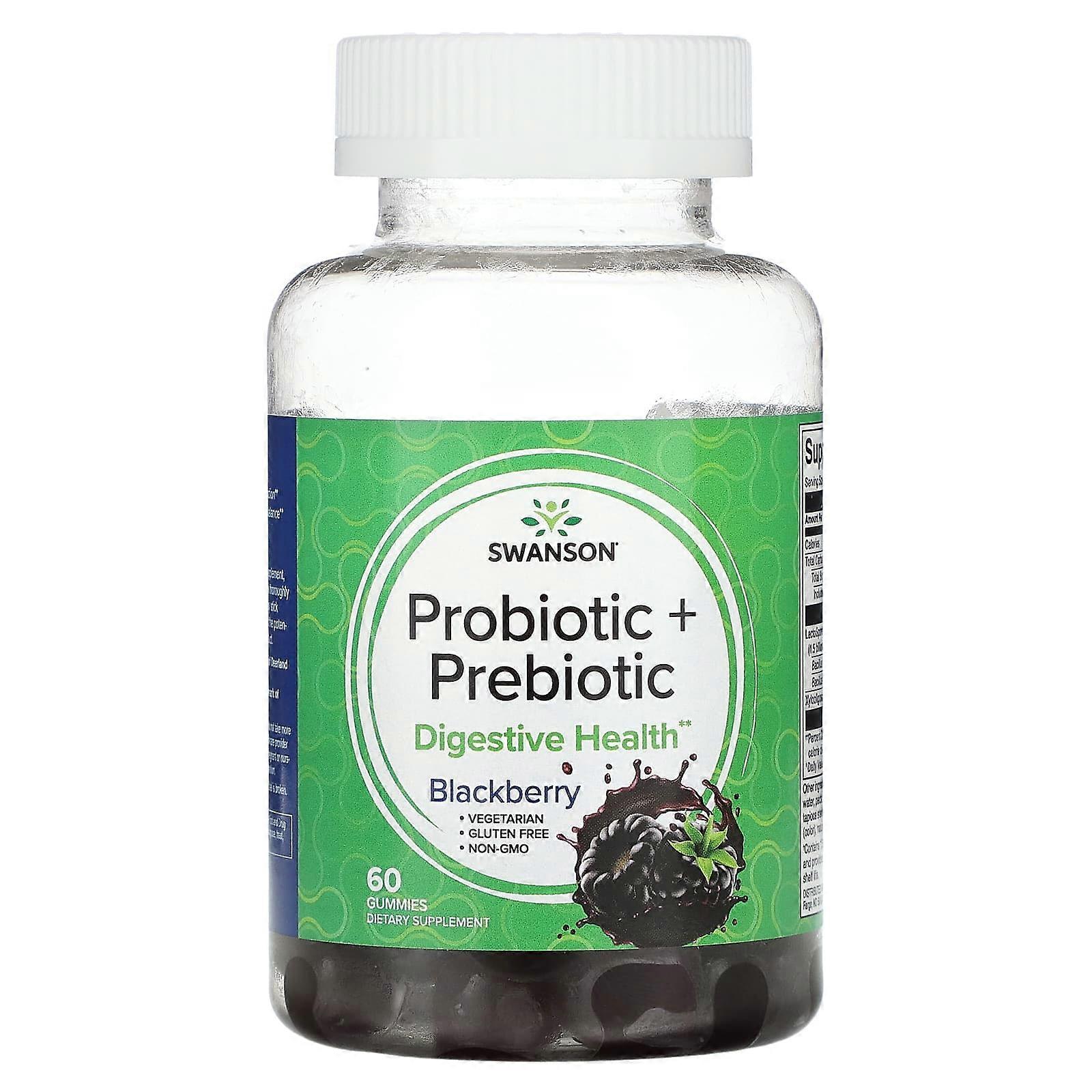 Probiotic + Prebiotic, Blackberry, 60 Gummies