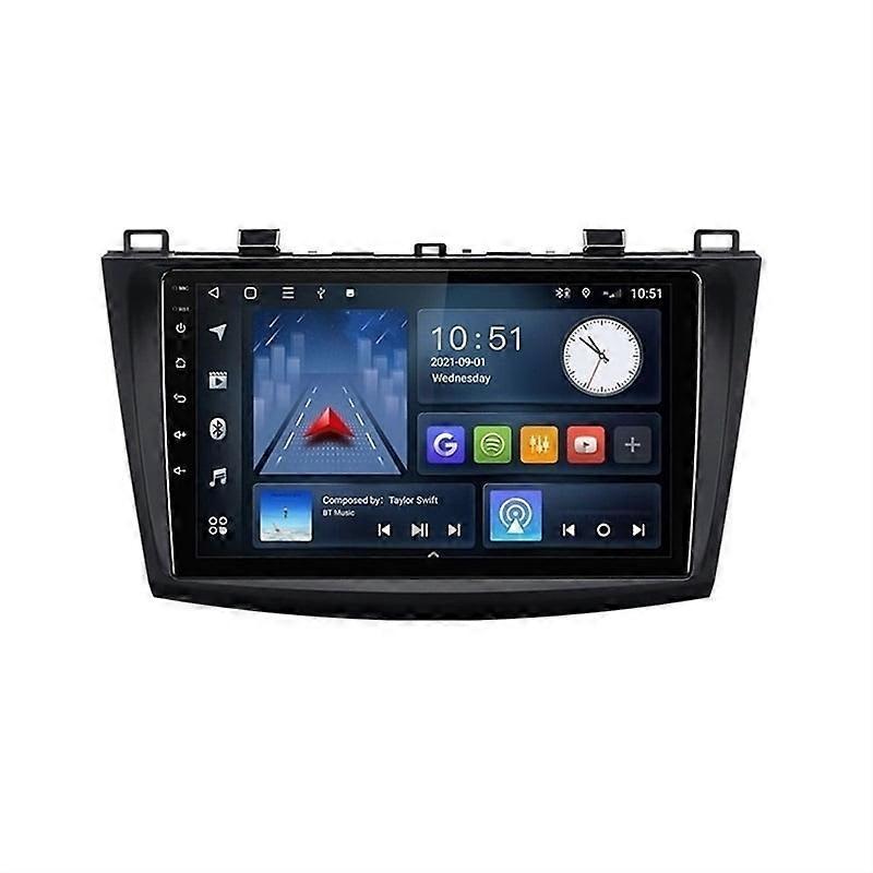 Stereo Radio 4+64g for Mazda 3 2010-2013 Qled Carplay Gps Am