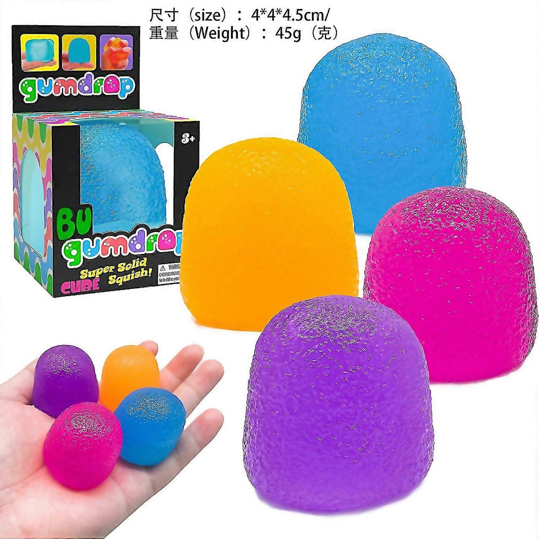 For Textured Sensory Toy With Super Solid Squishdecompression Toy Maltose Pinchneedoh Gumdrop