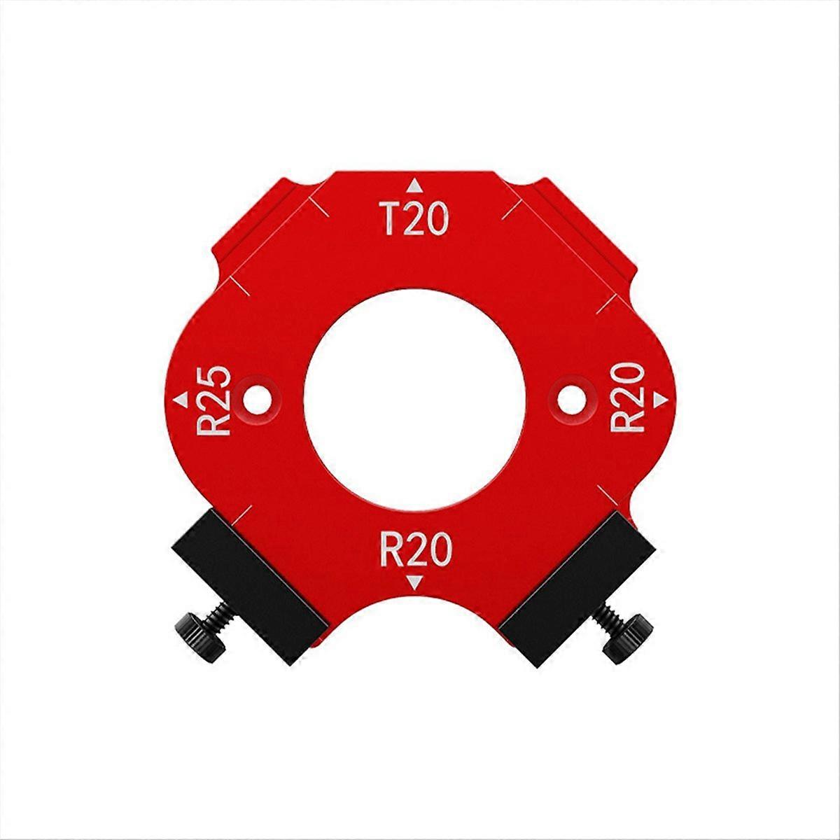 Woodworking Router Templates Arc Angle Positioning Template, B