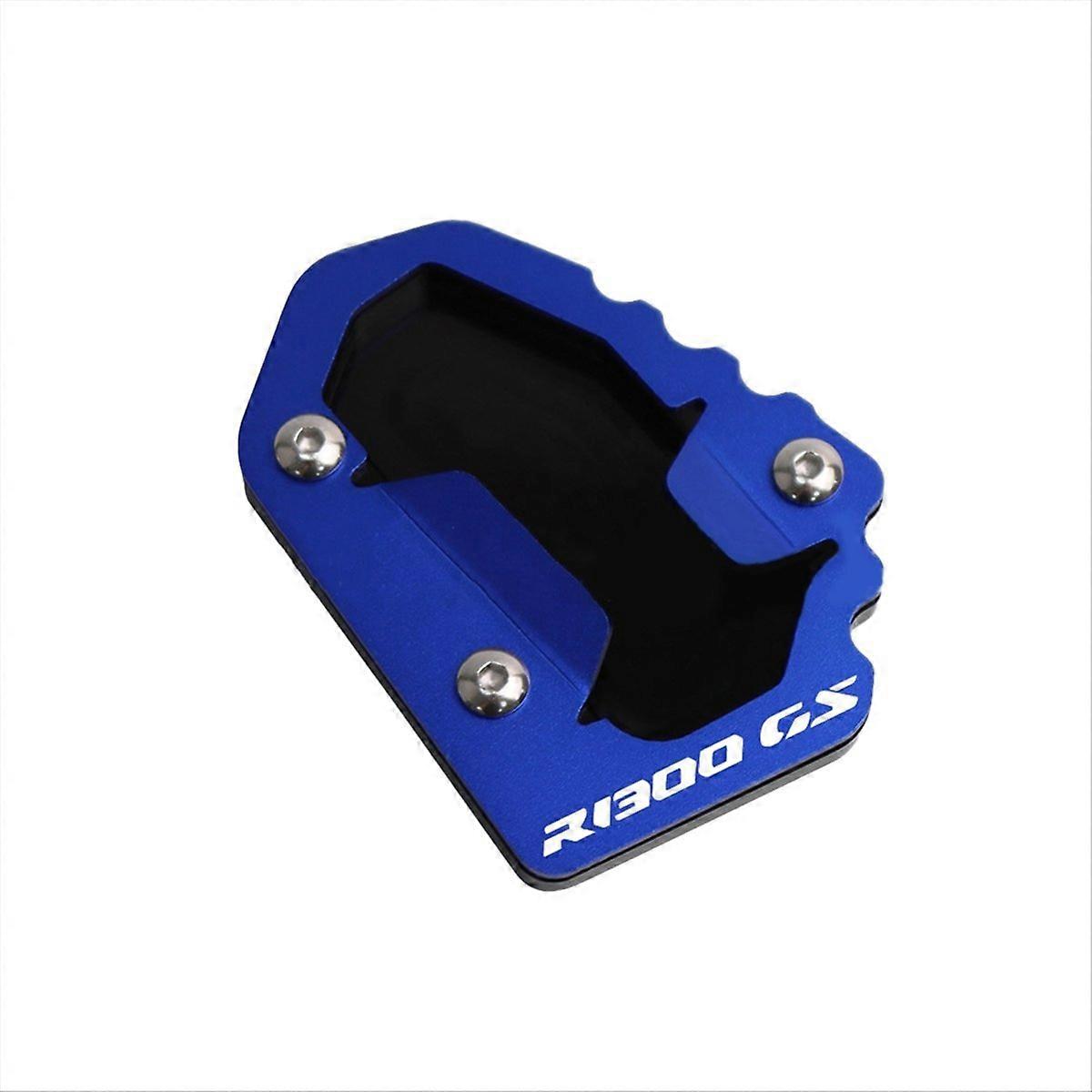 Motorcycle Kickstand Extension Foot Pad Support For Blue