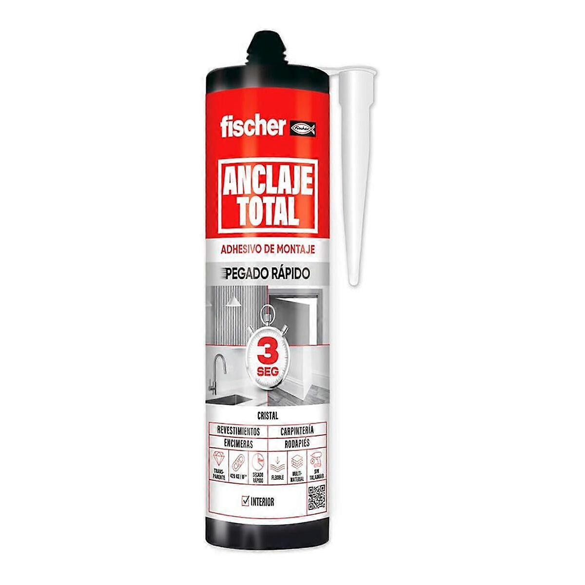 Mounting adhesive Fischer 290 ml Transparent