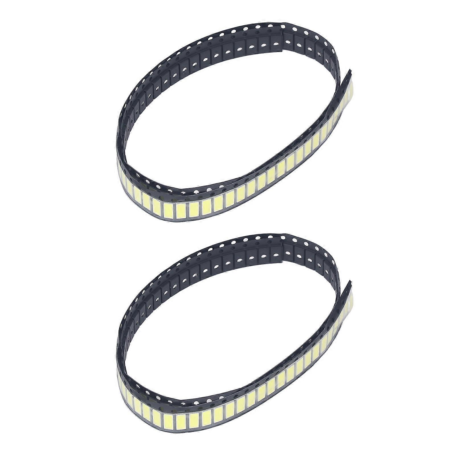 200Pcs White 6V SMD LED Light Bead Color Temperature 6000‑6500K LCD TV Backlight Bead 