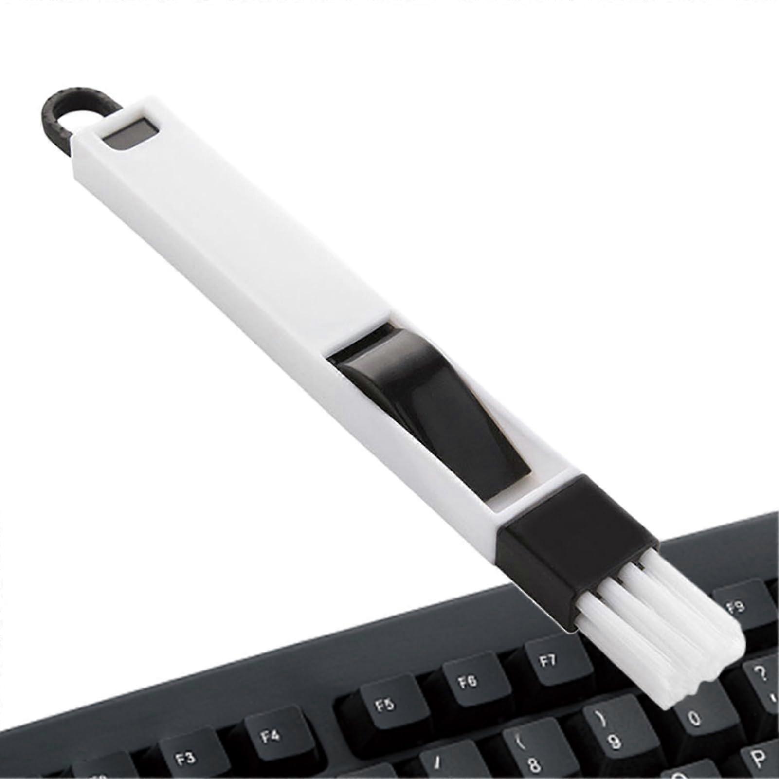 Crevice Cleaning Brush For Window Gaps And Keyboard Cleaning Black MultiFunctional Gaps Corner Crevice Cleaner