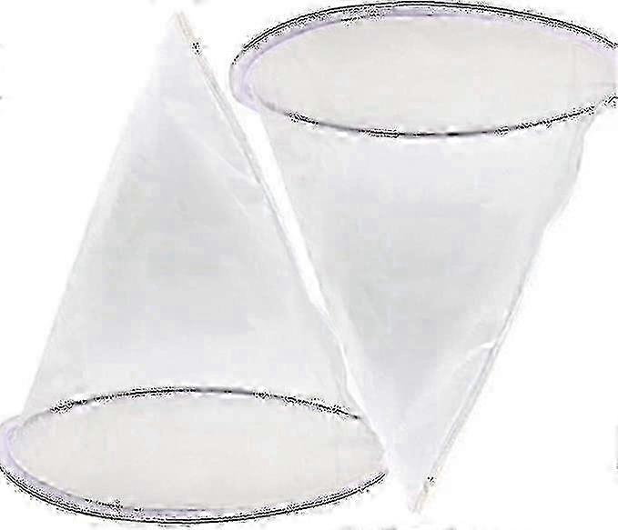 Honey Filter 2pcs Fine Mesh Strainer with Metal Circle for Beekeeping & Honey Extracting Equipment miao4