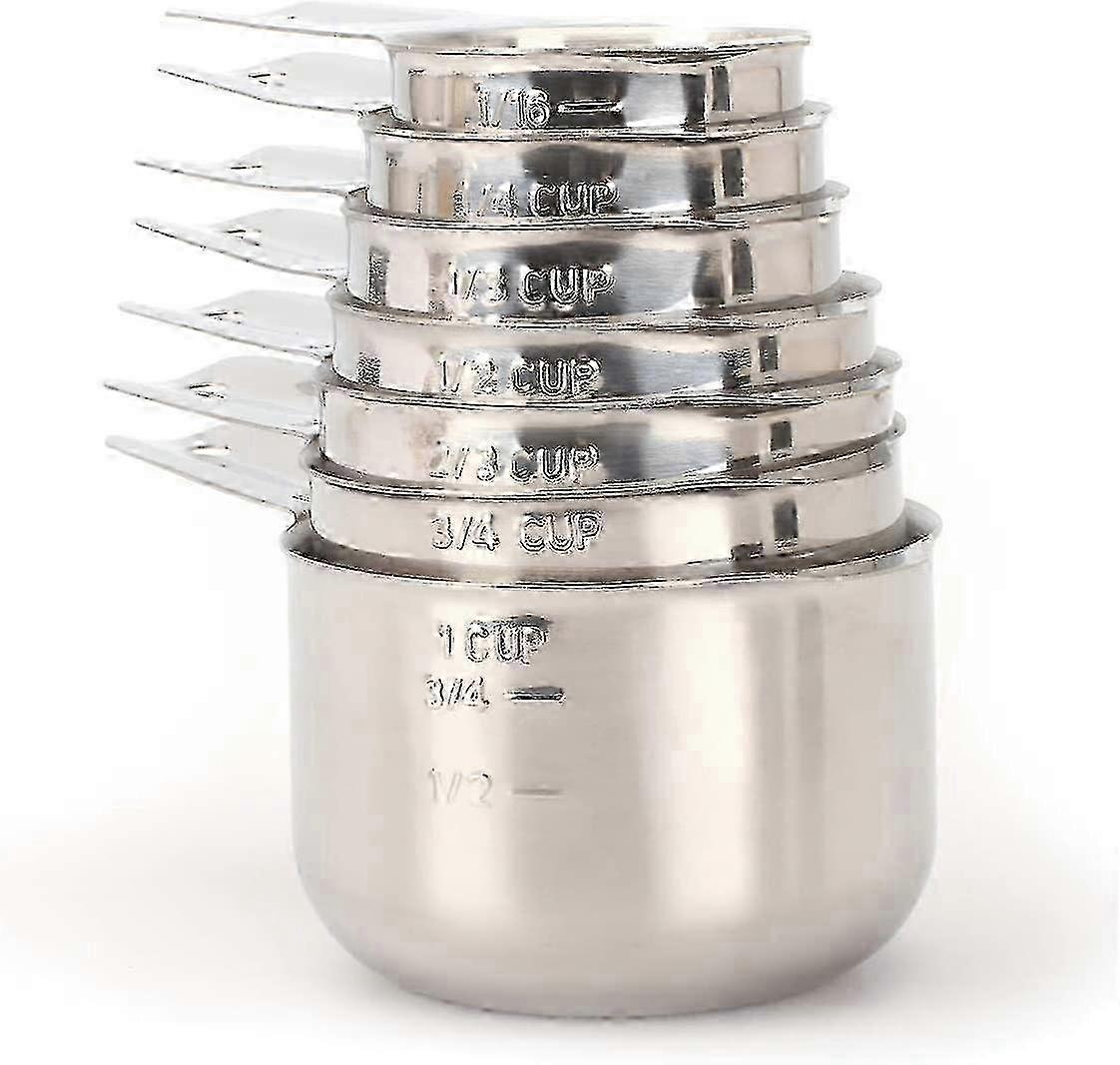 High-Quality Stainless Steel Metal Stack Cup with 7 Pieces for Enhanced Quality and Functionality