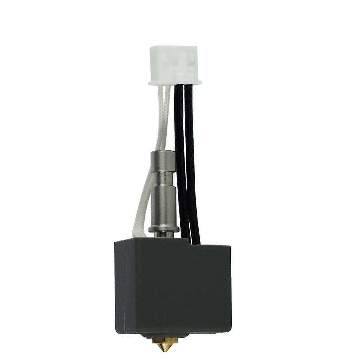 Hotend Hardened S1C Extrusion Head Brass Nozzle, AntiClog Design, Temperature Control, Compatible with Kobra Series