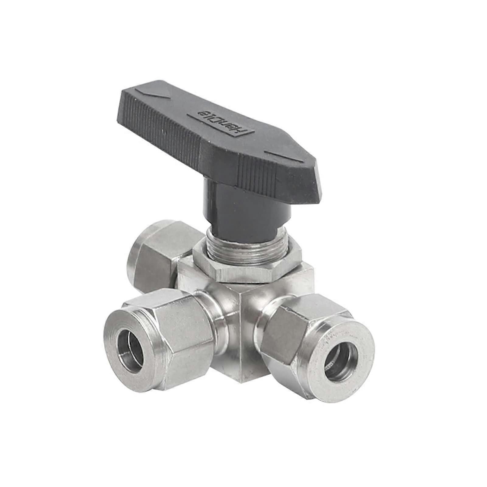 Ball Valve Hot Cold Water Stop For 312mm And 1/81/2In OD Tubing Three Way T Shaped L Shaped Compression Joint 304/316