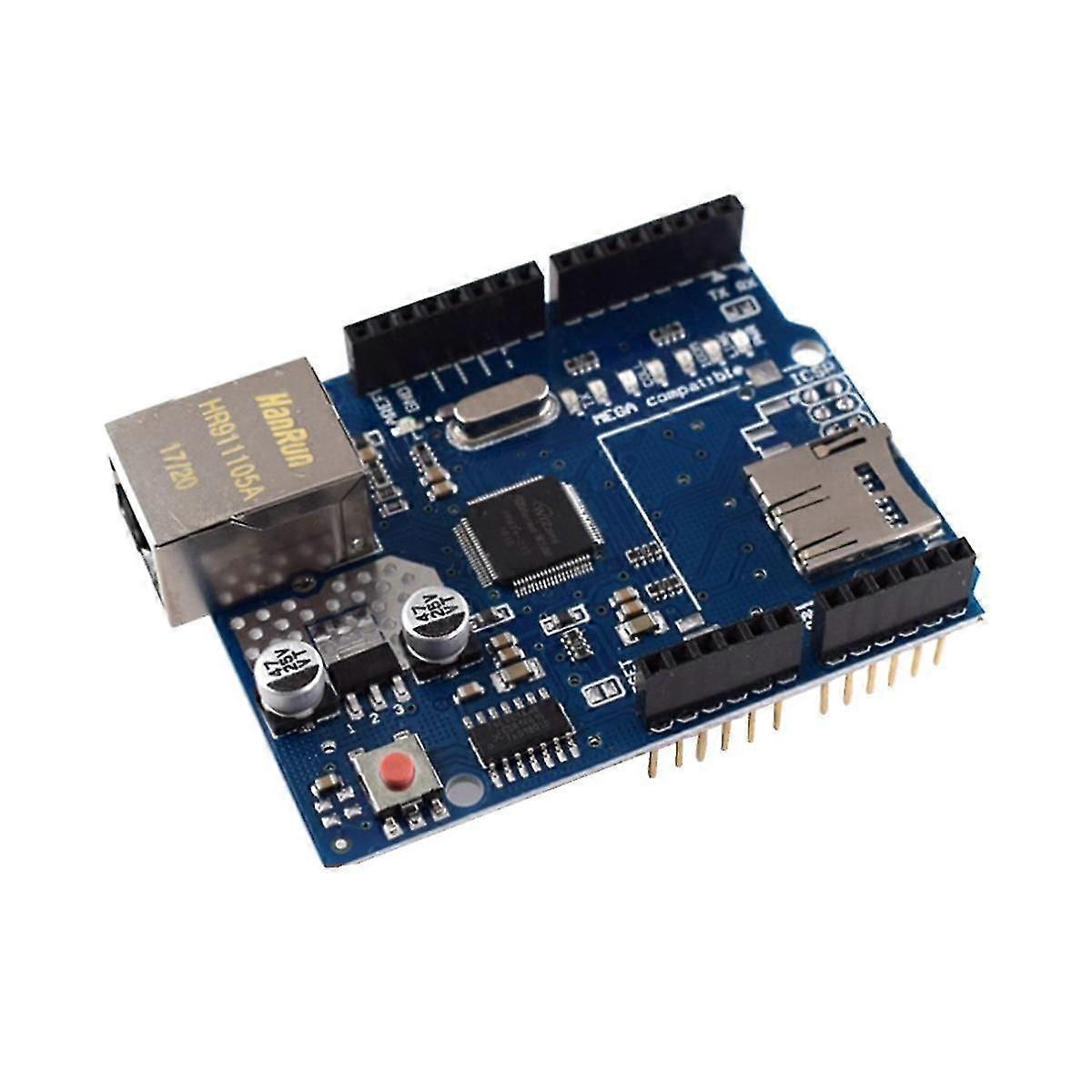 W5100 Network Expansion Board Sd Card Slot Network Expansion Board Quick Connection Network Expansi