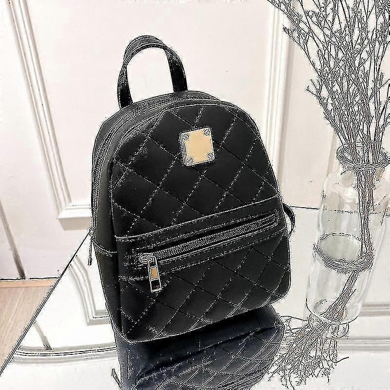 Pu Leather Shoulder Mini Small Backpack Multi-function Ladies Phone Pouch Pack Ladies School Backpac