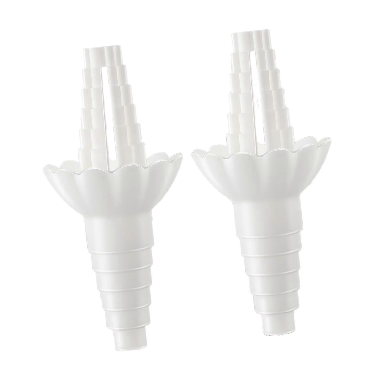 2Pcs Universal Bottle Emptying Kit Transfer Connector Lightweight Kitchen