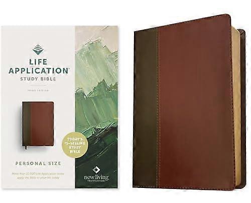 Nlt Life Application Study Bible Third Edition Mahaogany Leather  fine binding Book