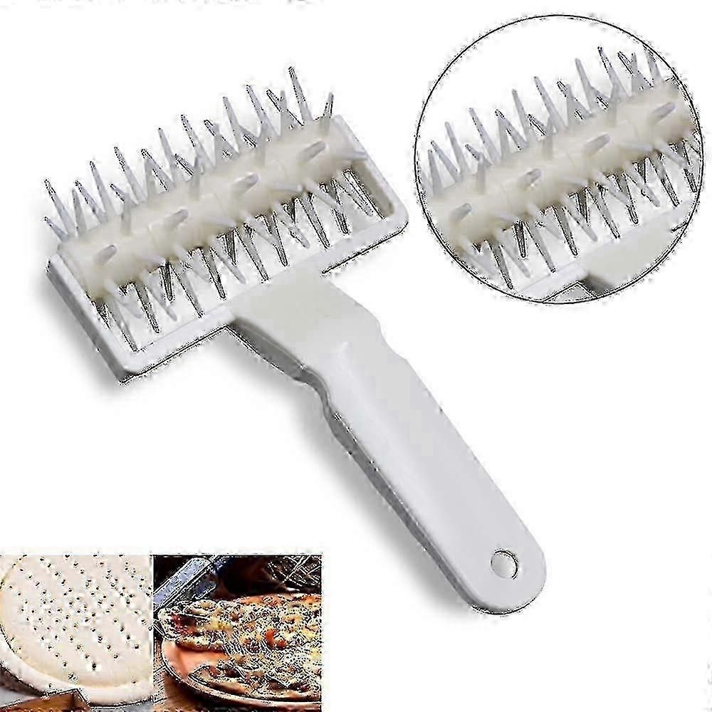 Baking DIY Tool - Pastry & Pizza Dough Needle Wheels Roller for Bread Hole Punching
