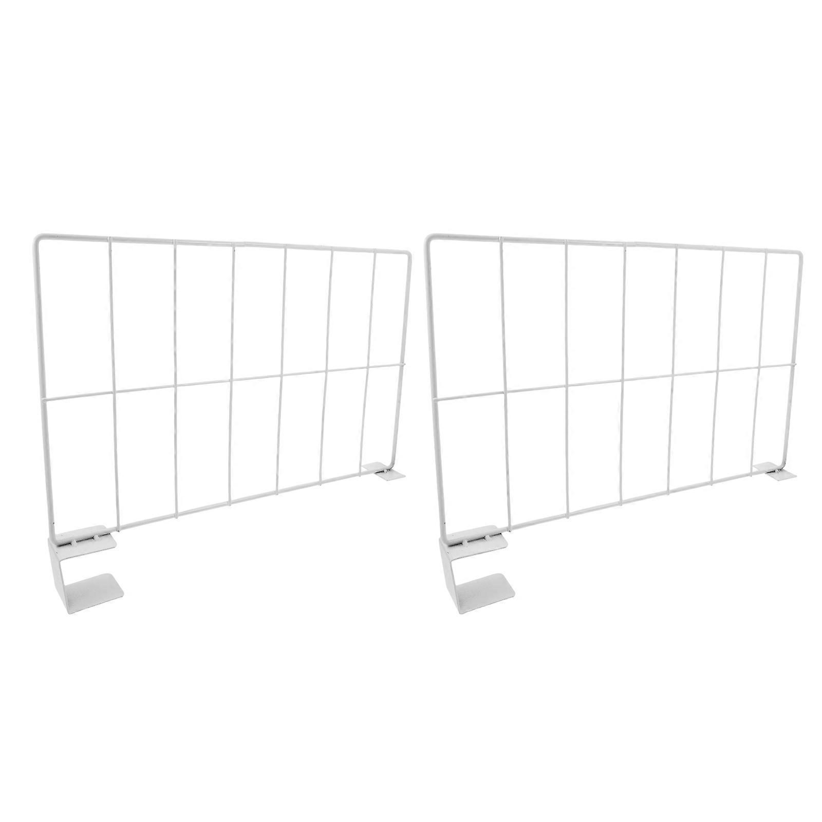 Universal Wire Shelf Divider for Kitchen Pantry Storage 2Pcs Metal