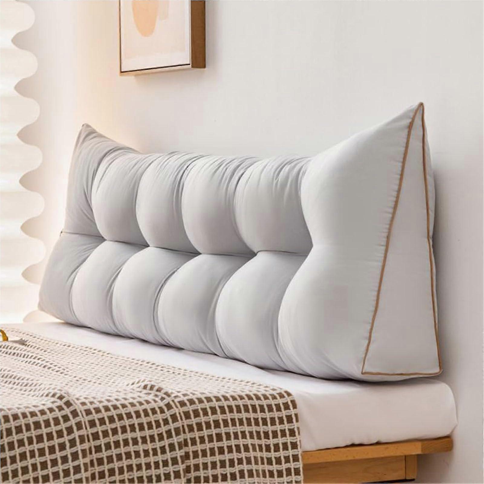 Wedge Pillow for Bed Headboard 150cm Large Backrest Cushion for Reading or Sitting Support