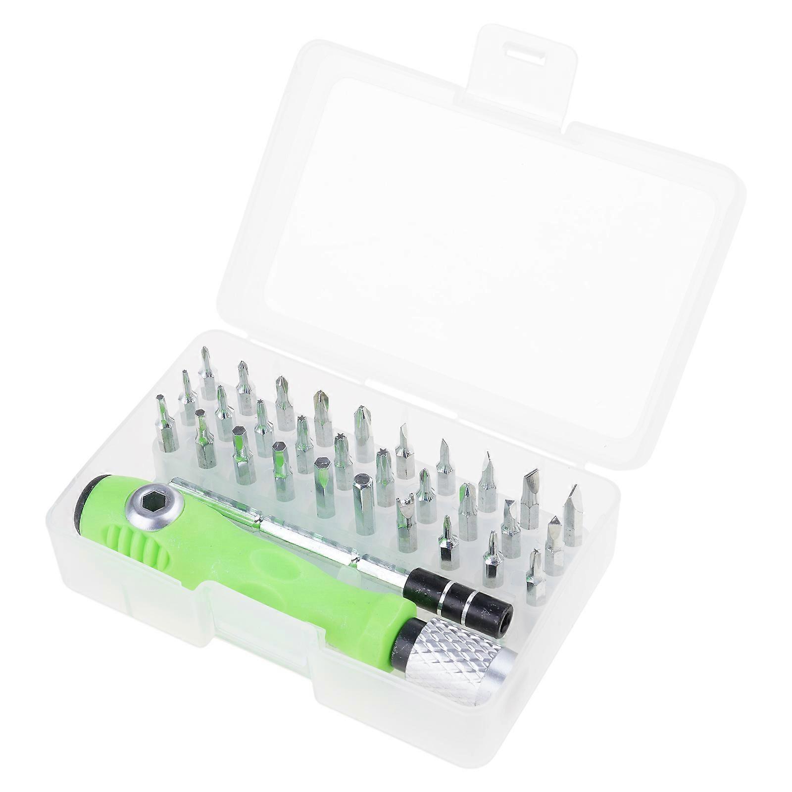 Precision Screwdriver Set 32 in 1 Small Screwdriver Set Magnetic Repair Tool Professional for Electronics Computer Multicolor