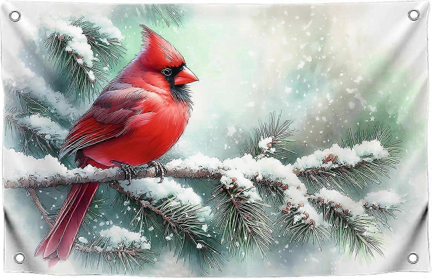 Cardinal Bird Flag Mode A-4215