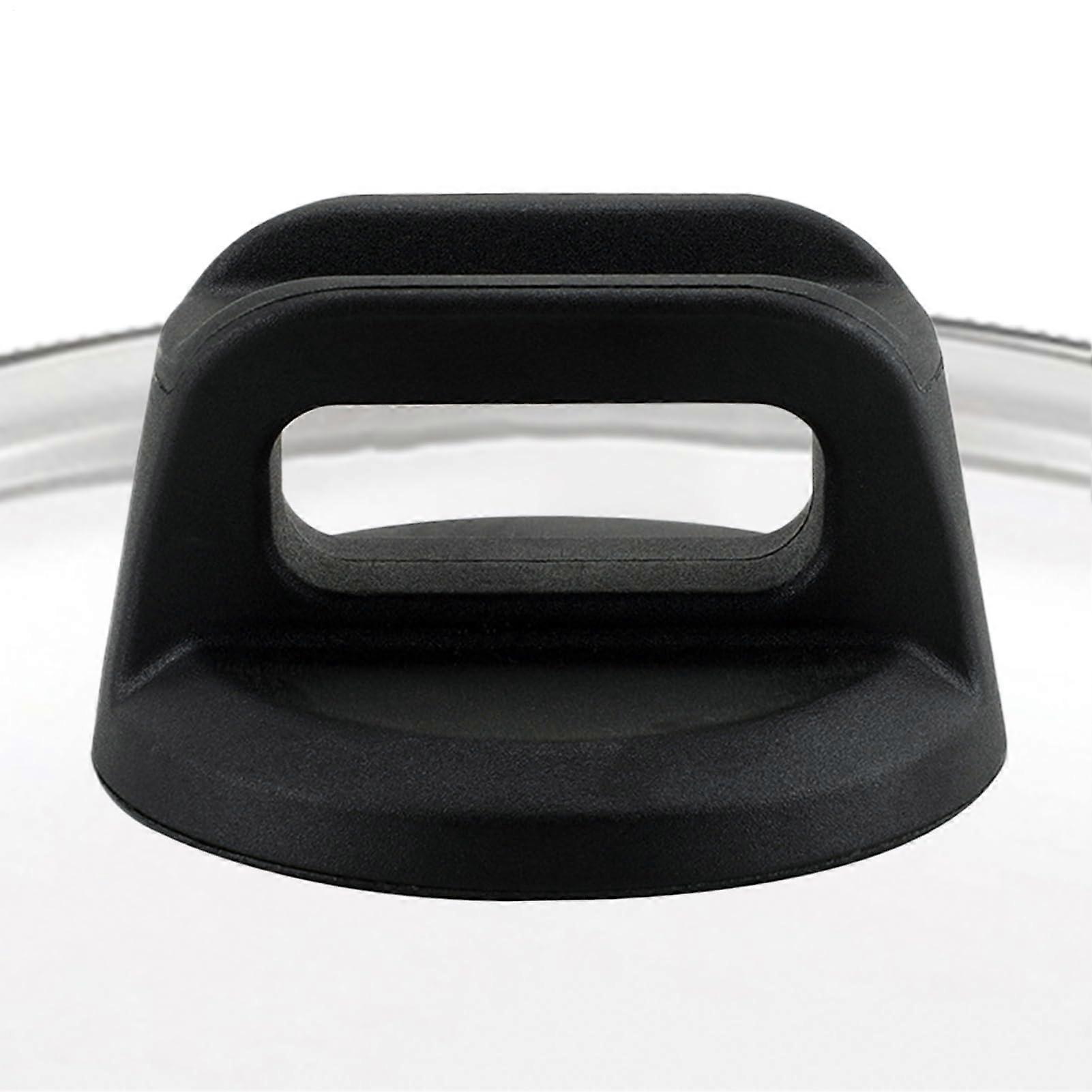 Pot Lid Handle Replacement – Heat Resistant AntiScald Knob for Pan, Pot, Kettle Lids, Secure Grip Black