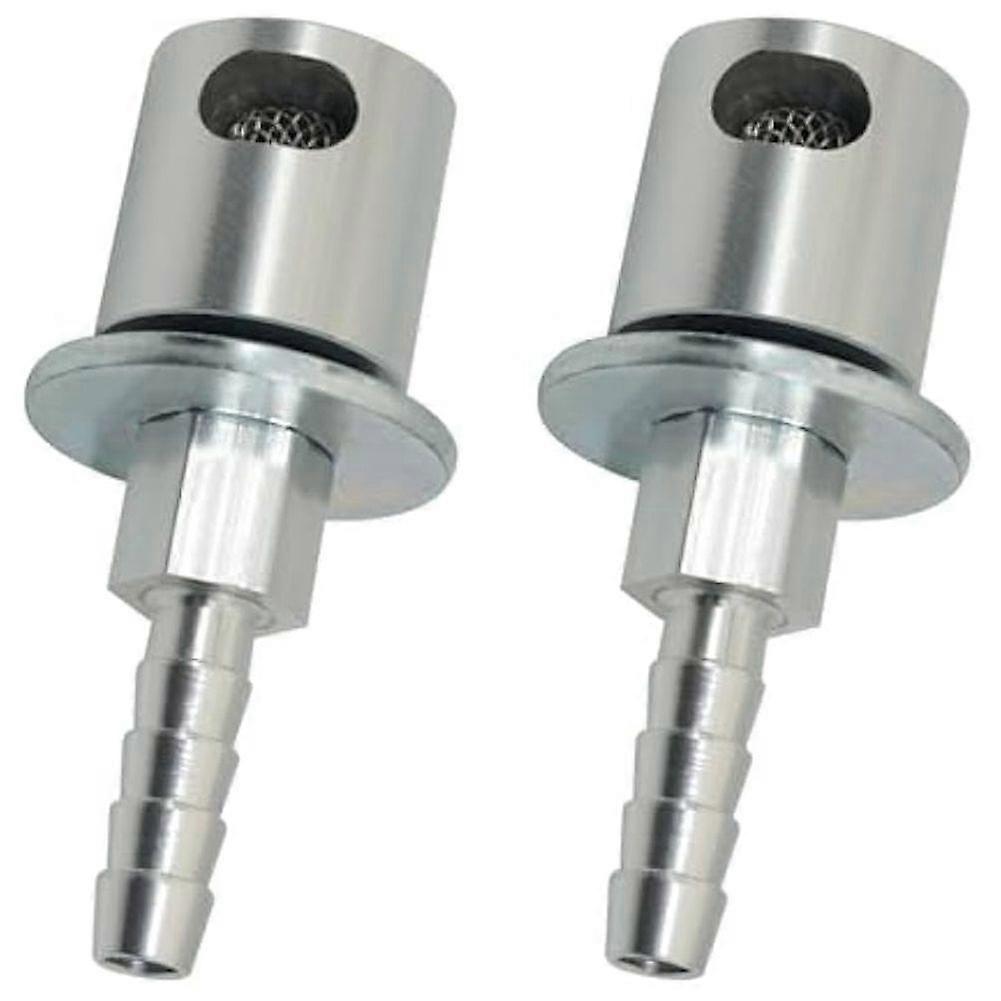2Pcs Remote Mount Vent Valve for Tanks, Tank Vent Line Replacement Part, 5/16Inch Barb Size, Detacha