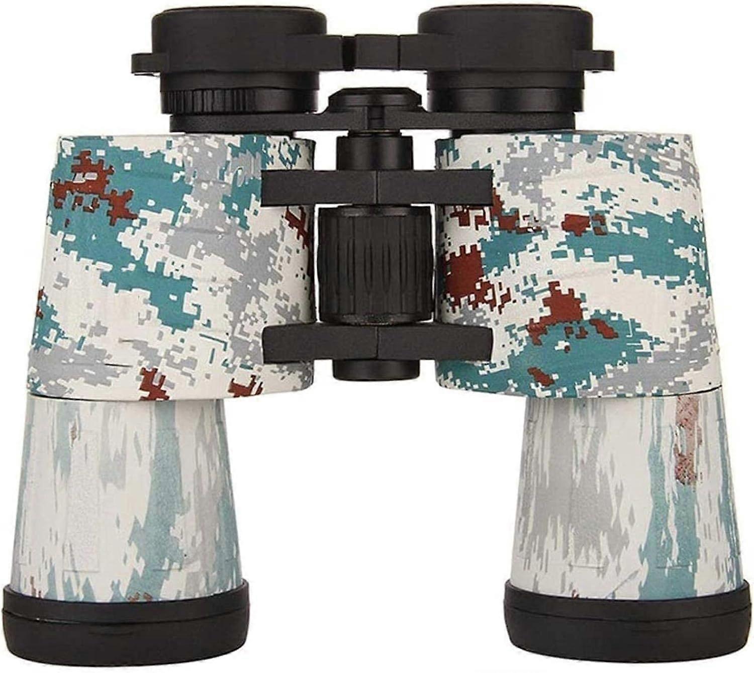 Binoculars Monocular Telescope 10X50 Metal Dual Tube Handheld Camouflage,Waterproof,Shockproof Bak4