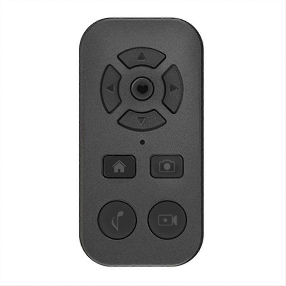 Bluetooth Smart-fjernkontroll, universalfjernkontroll, selfiestang, svart