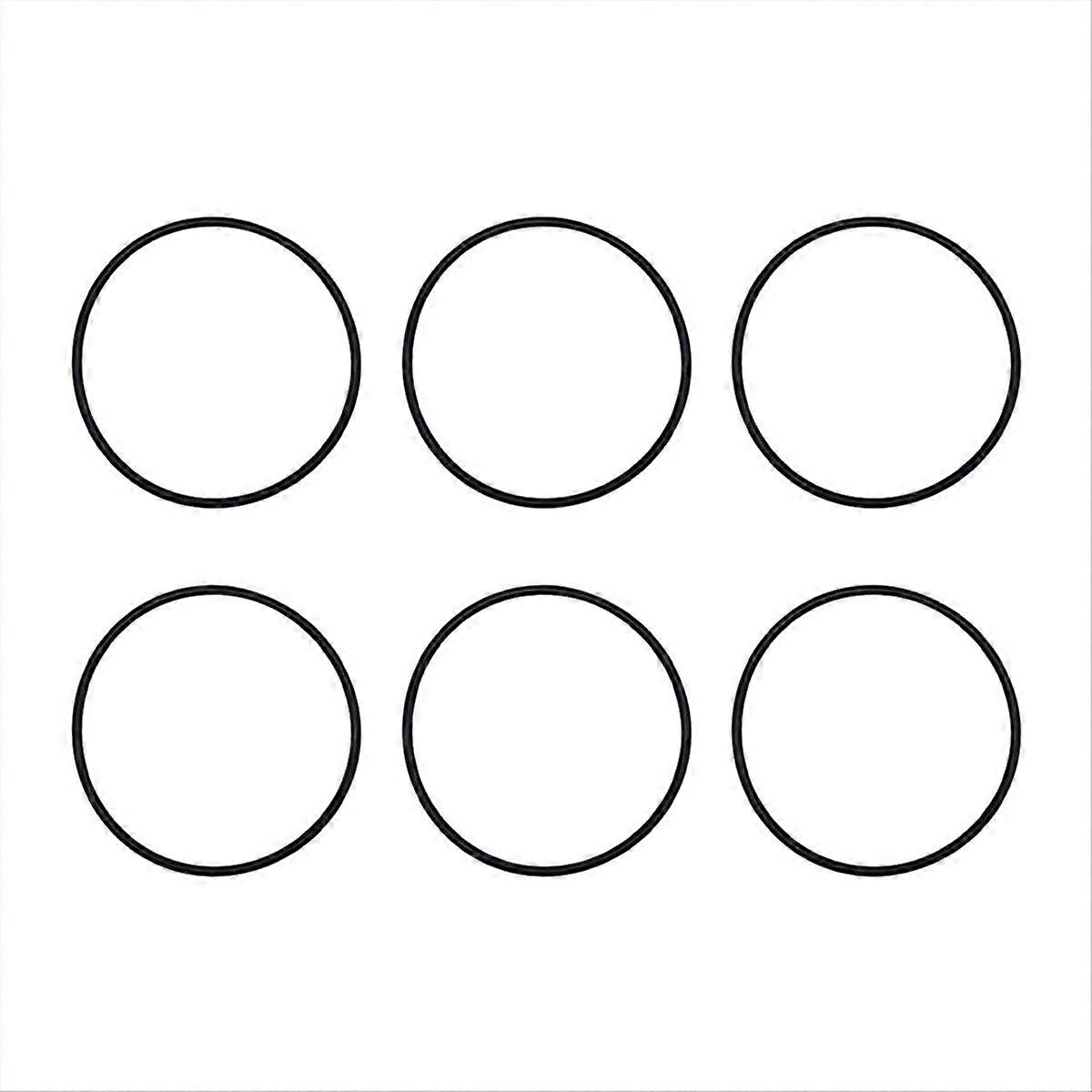 6Pcs for CLX200K Pool Chlorinator Cover O-Ring (Black)