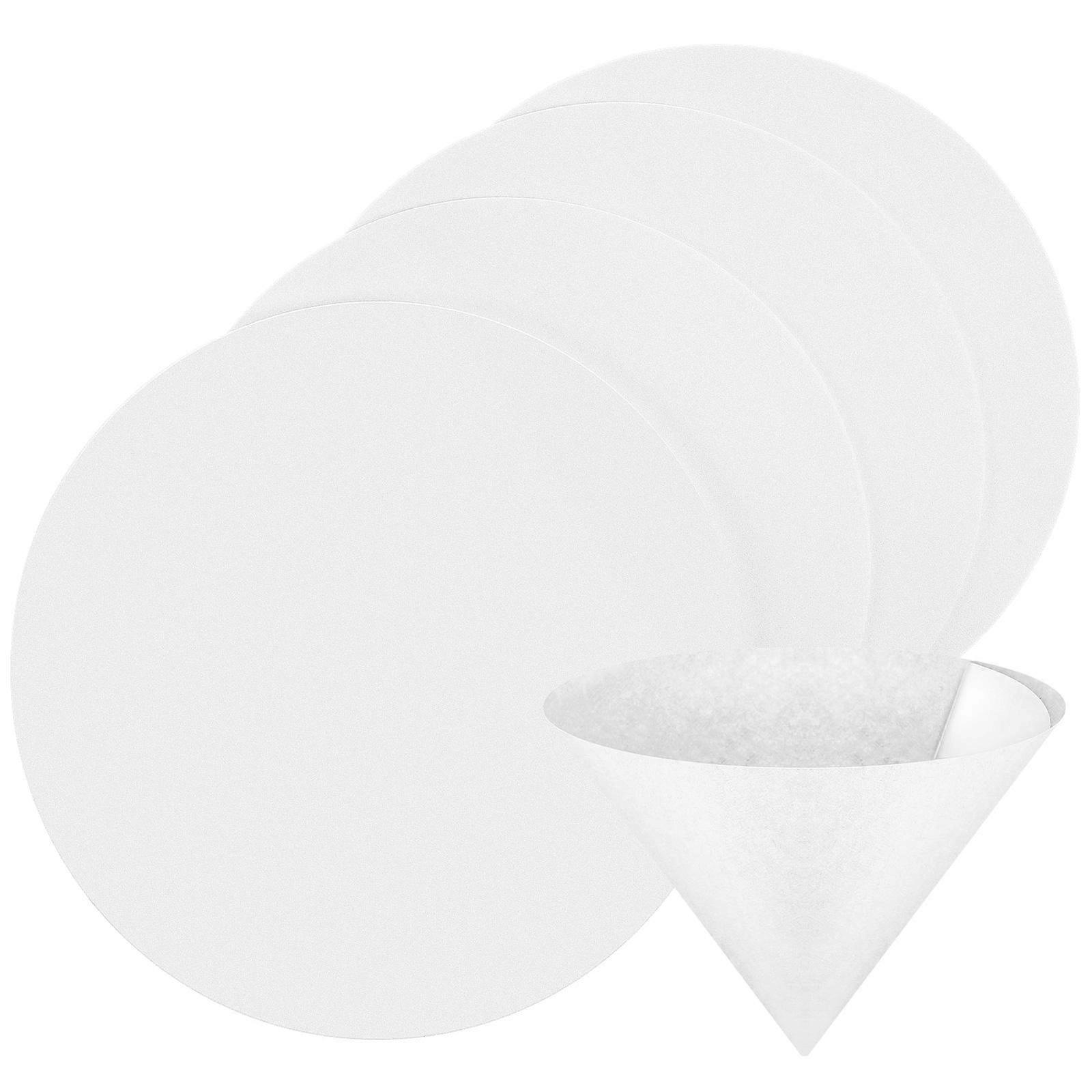 100 PCS 18cm Diameter Premium Qualitative Filter Paper Medium Flow Rate White Discs