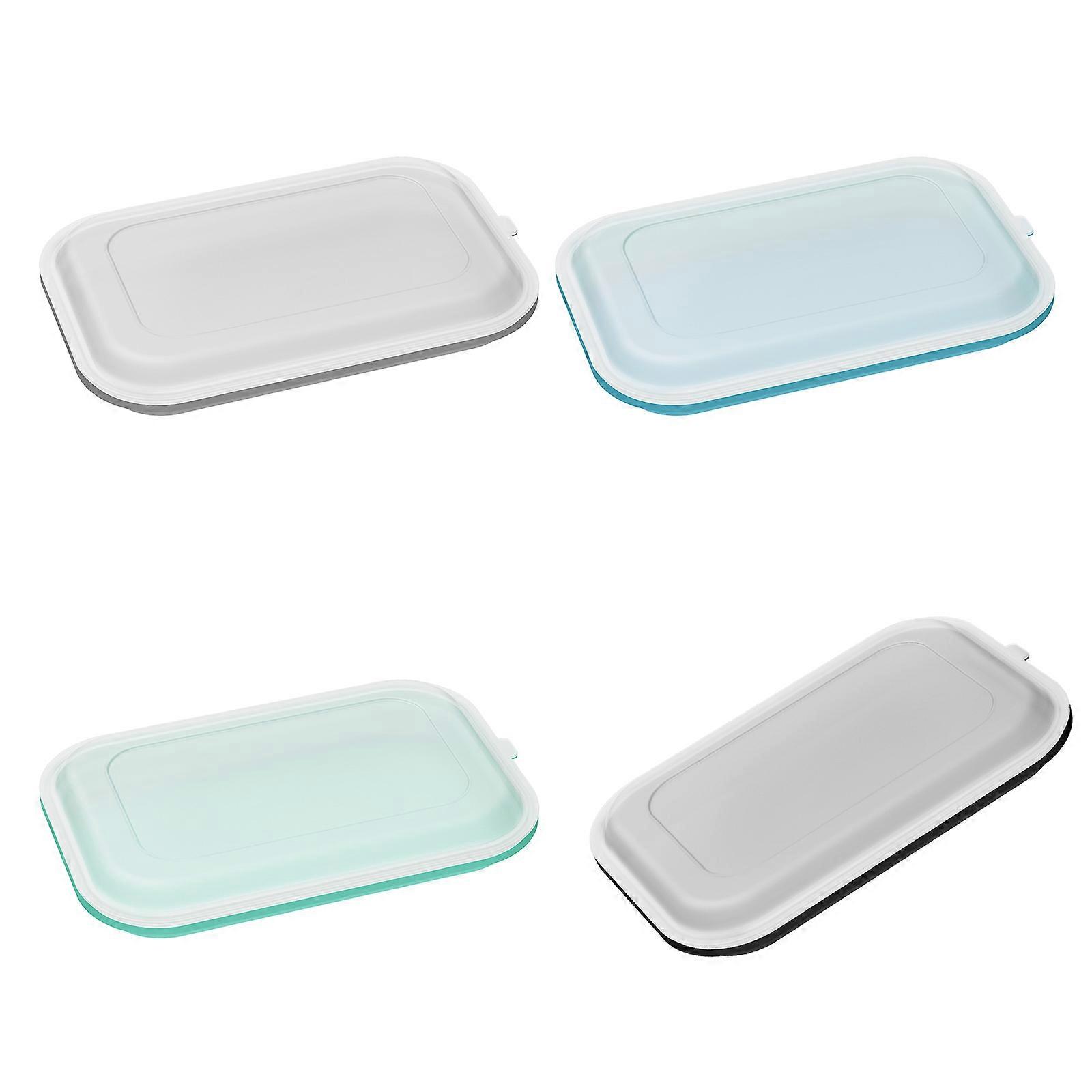 Silicone Refrigerator Organiser Transparent Modular Food Container for Fridge Space Saving Kitchen Storage Solution  4 colors