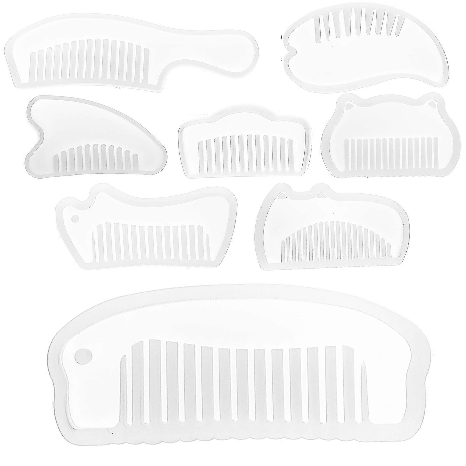 Epoxy Silicone Casting Mold Comb DIY Mold with 16Pcs Quantity