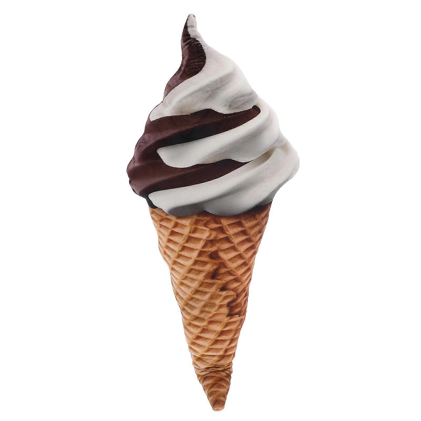 Decorative Ice Cream Shape Pillow for Comfortable Plush Cozy Use