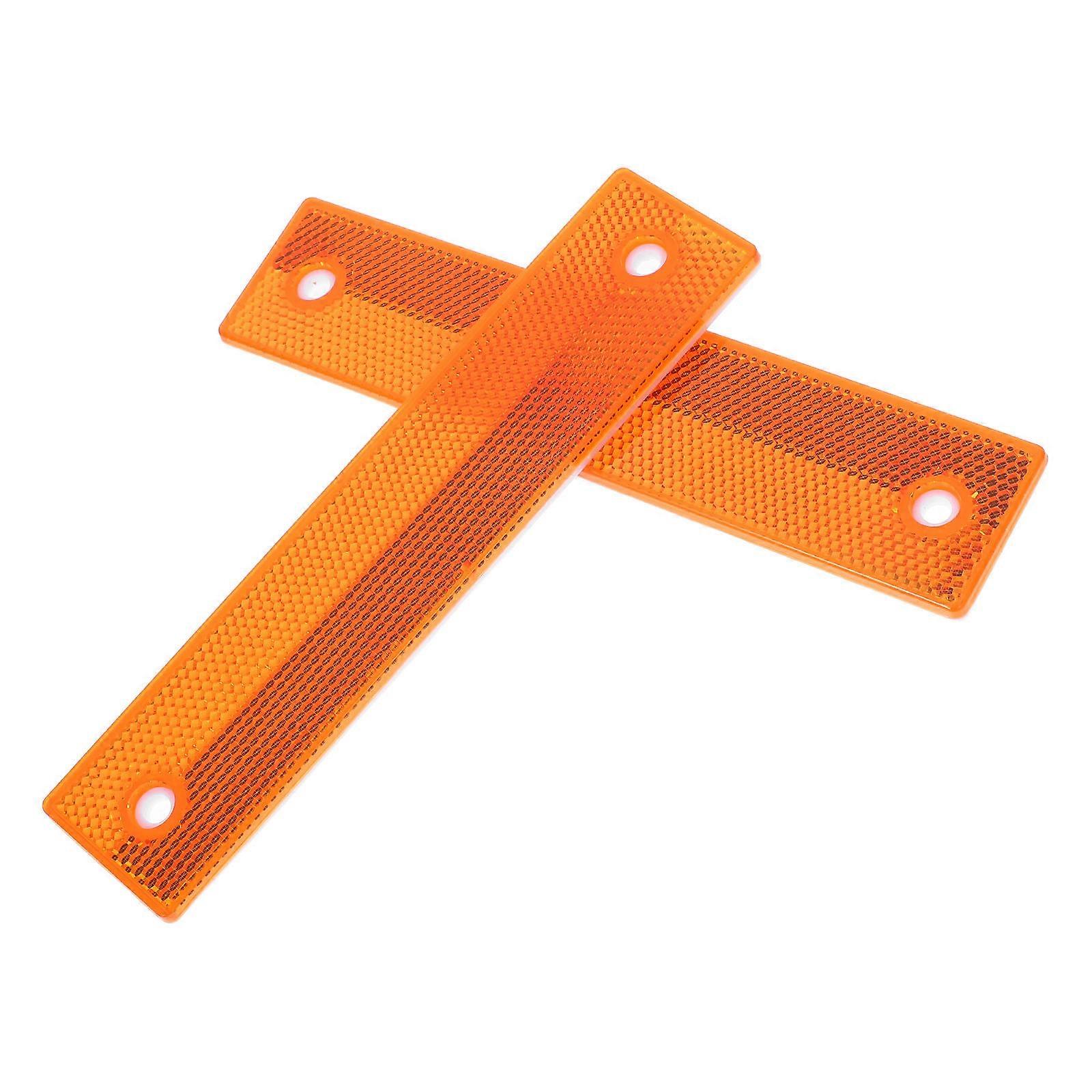 Highway Safety Marker Acrylic Rectangular Reflector for 2Pcs Application