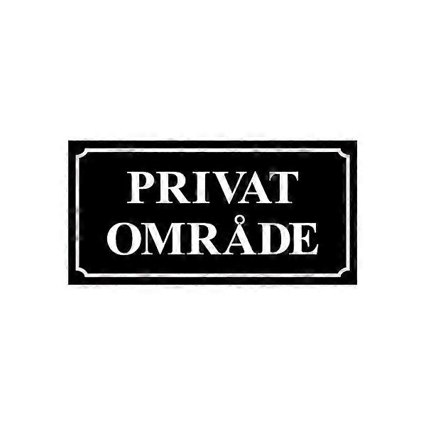 Private area - Sign