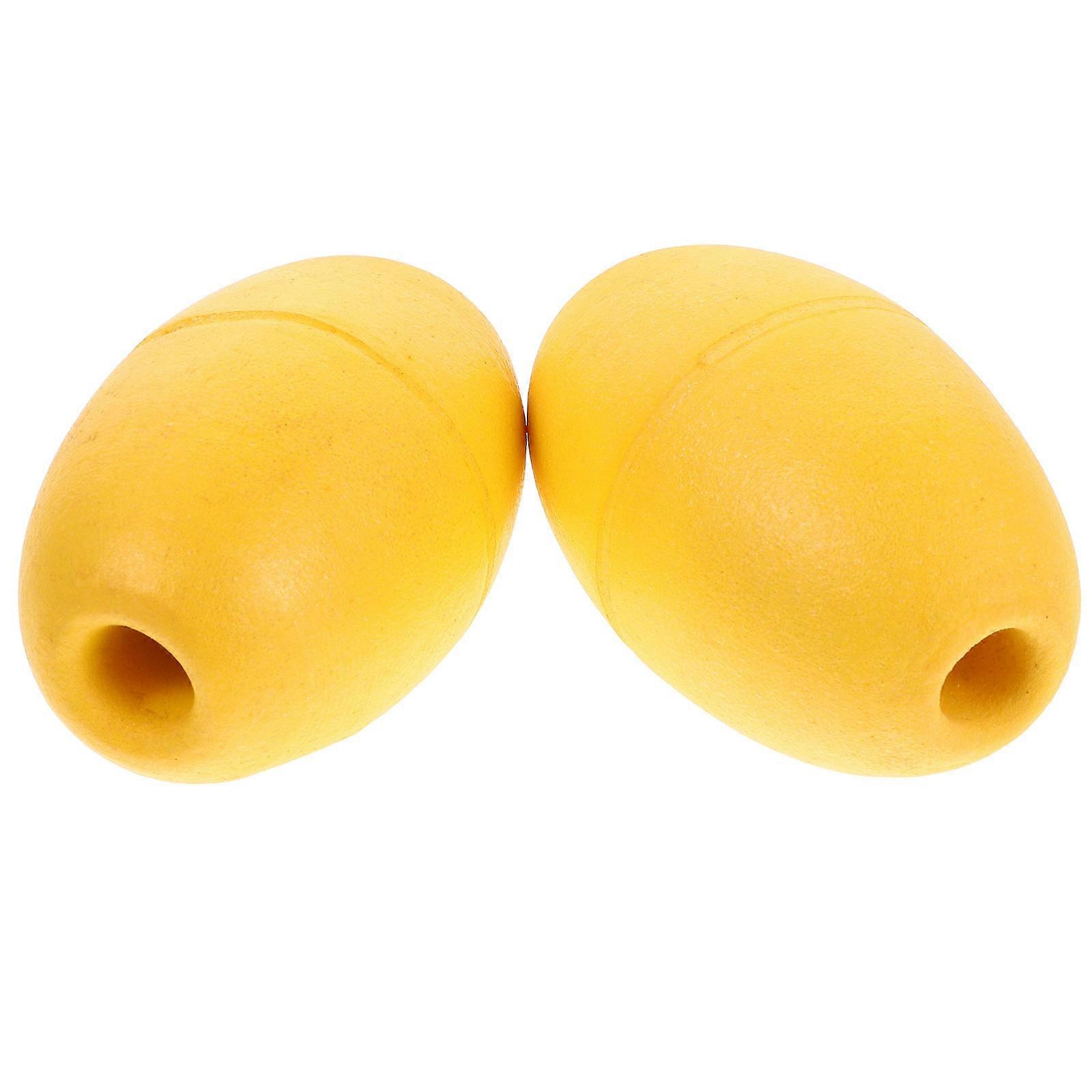 Kayak Buoys Yellow PVC for Anchor Use 2Pcs Rope Floats Water Float